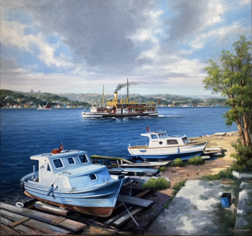 İstanbul Boğazı’nda Vapur